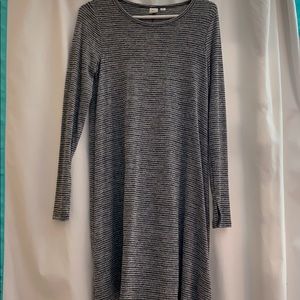 Gap Long Sleeve Striped Dress